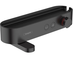 Hansgrohe Pulsify Select badthermotaat met showertablet 40cm mat zwart