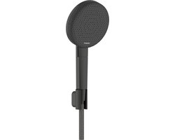 hansgrohe Raindance Alive Select S - Doucheset - EcoSmart waterbesparend - Select-knop bediening - 125mm maat - 3 straalfuncties - Brushed Black Chrome