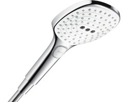 hansgrohe Raindance Select E handdouche 120 3jet wit/chroom