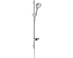 hansgrohe Raindance Select S doucheset 120 3jet PowderRain met Unica'S Puro glijstang 90 cm chroom