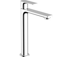 hansgrohe Rebris E - Wastafelmengkraan - Ééngreeps bediening - CoolStart energiebesparend - EcoSmart+ waterbesparend - Met trekwaste - 240mm maat - Chroom