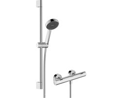hansgrohe renovatiest Activera Select S 95 2jet EcoSmart met Ecostat Fine en glijstang 65 cm chroom