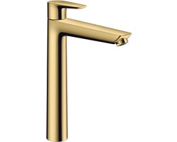 Hansgrohe Talis e 1-gr wastafelmkr 240 zo/afvoer polished gold optic