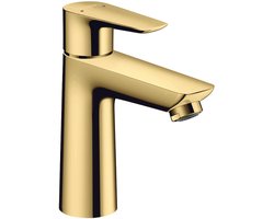 Hansgrohe Talis e 1 greeps wastafelkraan - 110 PopUp - trekwaste - glans goud