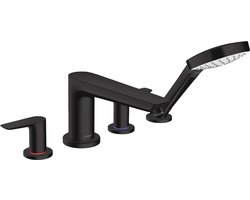Hansgrohe Talis E afbouwdeel v. 4-gats badrandkraan v. inbouwdeel 13244180 mat zwart