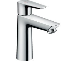 hansgrohe Talis E - Wastafelmengkraan - Ééngreeps bediening - CoolStart energiebesparend - Met trekwaste - 110mm maat - Chroom