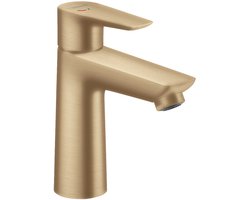hansgrohe Talis E - Wastafelmengkraan - Ééngreeps bediening - CoolStart energiebesparend - Zonder waste - 110mm maat - Brushed Bronze