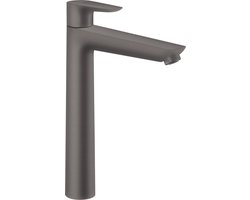 hansgrohe Talis E - Wastafelmengkraan - Ééngreeps bediening - Met trekwaste - 240mm maat - Brushed Black Chrome