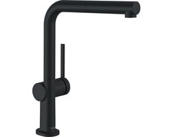 hansgrohe Talis M54 ééngreeps keukenmengkraan 270 met uittrekbare uitloop mat zwart