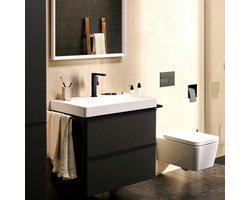 hansgrohe Tecturis E - Wastafelkraan - Ééngreeps bediening - CoolStart energiebesparend - Met afvoerplug - 210mm maat - Draaibare uitloop - Chroom