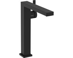 hansgrohe Tecturis E - Wastafelkraan - Ééngreeps bediening - CoolStart energiebesparend - Met afvoerplug - 240mm maat - Mat Zwart