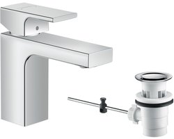 Hansgrohe Vernis Shape - Wastafelkraan incl. afvoergarnituur, EcoSmart, chroom 71561000