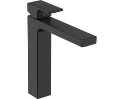 hansgrohe Vernis Shape - Wastafelmengkraan - Ééngreeps bediening - Zonder waste - 230mm maat - Mat Zwart