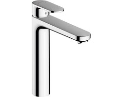 Hansgrohe Vernis wastafelkraan 108 highriser met metalen waste chroom