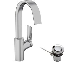 hansgrohe Vivenis ééngreeps wastafelmengkraan 210 met draaibare uitloop en trekwaste chroom