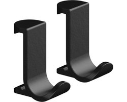 Hansgrohe Wallstoris handdoekhaak 1.8x3.9x3.2cm 2 stuks Zwart mat