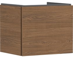 hansgrohe Xilesa E - Badmeubel - 580/470mm maat - 1 lade - Voor wastafel - Cashmere Oak