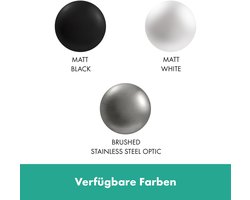 Hansgrohe XtraStoris Rock - Ingebouwde prullenmand 4 L, mat zwart 56089670