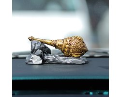 Hanuman Gada Beeldje voor Dashboard Decoratie