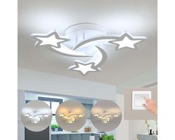 Haobosic Sterrenhemel - Plafondlamp - Wit - 3-armig - 24W Drie kleuren