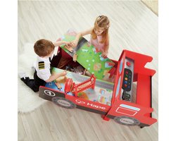 Hape No.1 Engine Table - Opvouwbare Treintafel met Geluid en Licht, 24-delig, 3 Jaar+