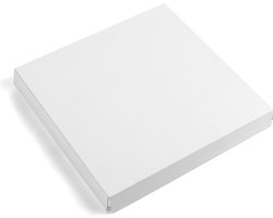 Happy Cocooning Deksel Aluminium - Vierkant Wit - 44 x 44 x 5 cm