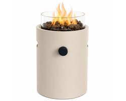 Happy Cocooning Happy Cocooning Tafelbrander Lumi Steel Oyster Beige