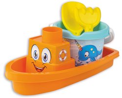 Happy Fish emmerset 4-delig – oranje met visjesprint