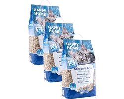 Happy Home Clean Fresh - Kattenbakvulling - 3 x 20 l
