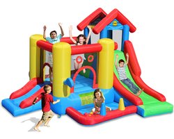 Happy Hop Playcenter Springkussen 7 in 1 - 360 cm x 300 cm x 235 cm – inc. Blower