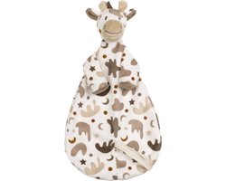 Happy Horse Giraf Gino Knuffeldoekje - Bruin - Baby cadeau