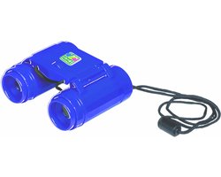 Happy People verrekijker - blauw - kunststof - 9,5 cm - kinderspeelgoed - Verrekijkers voor kinderen