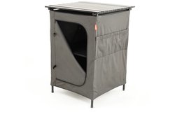 Happy Rhino - Opbergkast Stara - Grijs - Aluminium buis - Campingkast - Voorraadkast - Kampeerkast