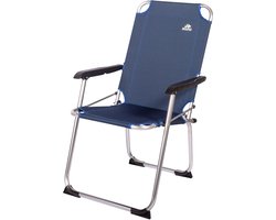 Happy Rhino - Tasman - Campingstoel - Kampeerstoel - Vouwstoel - Donkerblauw - 100 kg Draagvermogen