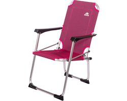Happy Rhino - Tasman Kids Kinderstoel - Campingstoel - Vouwstoel - Strandstoel - Roze - Zithoogte 43 cm