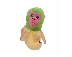 Happy Trendz® Chimpanzini Bananini – Aap in Banaan Knuffel – 25/30 cm – Zacht & Kawaii – Italian Brainrot Plush - Zacht & Kawaii – Must-Have voor Italian Brainrot Fans