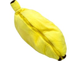 Happy Trendz® Fruit Bunny Flip Knuffel - Banaan - Met rits - Reversible - Schattig - Kussen - Knuffel konijn pluche - 30cm groot | squishy kussen