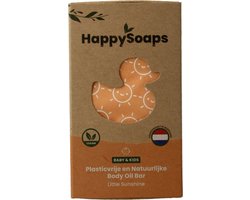 HappySoaps Baby & Kids Olie - Little Sunshine - Mild en Verzorgende Babyolie - 100% Natuurlijk, Plasticvrij & Vegan - 3x20 Gram