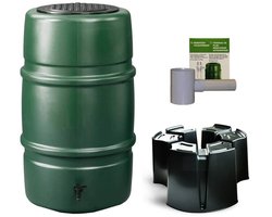 Harcostar - Regentonset Harcostar 227 liter - Groen + Voet + Vulautomaat