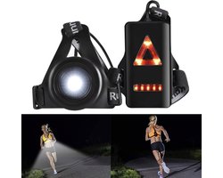 hardloopvest - Hardloop borstlamp – Hardloop verlichting - Veiligheid Night Waterdichte Lampen Running Jogging Outdoor Borst LED - USB oplaadbaar – Hardloop verlichting
