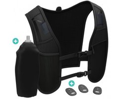 Hardloopvest - Running Vest - Met Verlichtingen Reflectoren - 3 LED-lampjes - 500ml Drinkfles