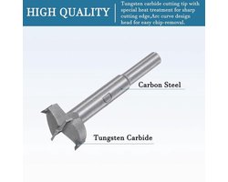 Hardmetalen Forstnerboor voor hout, meubels en deurscharnier - 27mm