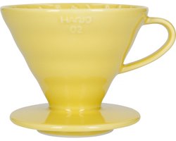 Hario Dripper V60-02 Keramiek - Geel