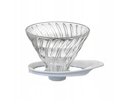 Hario V60-01 Glazen Dripper Wit - Stijlvol Koffiezetapparaat