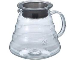 HARIO V60 Glass Server - 02 Size - 600mL - Hittebestendig Glas