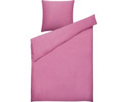 HARMONRIDGE - Beddengoed - Roze - 135 x 200 cm - Katoen