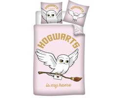 Harry Potter Beddengoedset – Hedwig Rose – Dekbedovertrek + Kussensloop