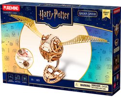 Harry Potter Gouden Snaai - Modelbouwpakket - Houten 3D Puzzel - Bouwpakket - Constructiespeelgoed - DIY Pakket Hout - Bouwset - Modelbouw voor Volwassenen en Kinderen - Miniatuur
