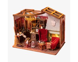 Harry Potter Gryffindor Common Room - Modelbouwpakket - Houten 3D Puzzel - Bouwpakket - Constructiespeelgoed - DIY Pakket Hout - Bouwset - Modelbouw voor Volwassenen en Kinderen - Miniatuur