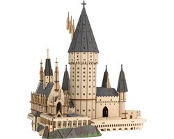 Harry Potter Hogwarts Great Hall - Modelbouwpakket - Houten 3D Puzzel - Bouwpakket - Constructiespeelgoed - DIY Pakket Hout - Bouwset - Modelbouw voor Volwassenen en Kinderen - Miniatuur